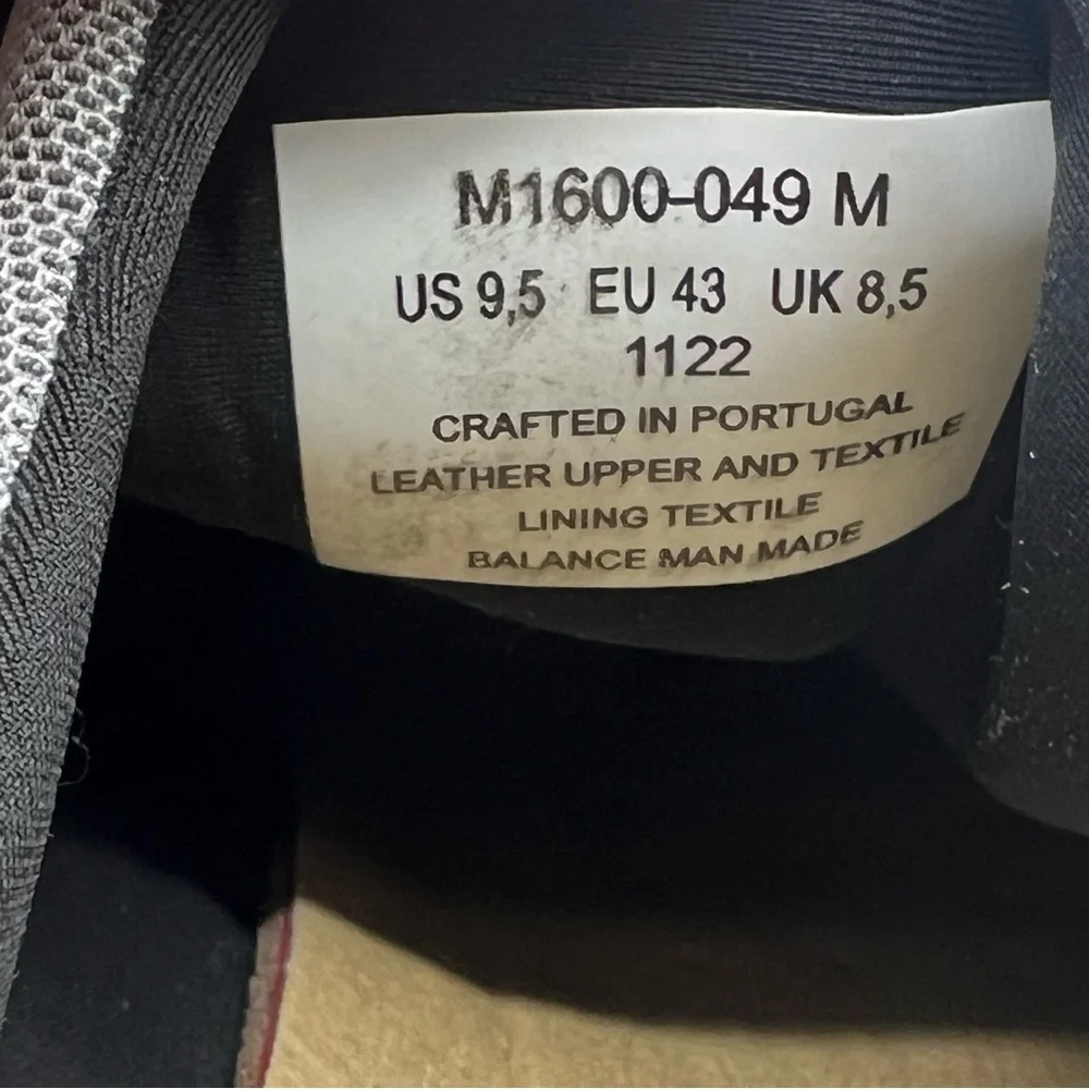 Samuel Hubbard Flight Shoes Mens 9.5 Gray Leather Upper Low Top M1600-049 M - Picture 9 of 9